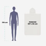 Poncho de microfibra para adulto - E'MHIDAS - Imagen 3