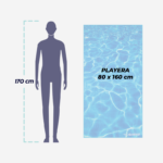Toalla playera reversible de microfibra - E'MHIDAS - Imagen 17