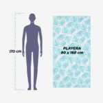 Toalla playera reversible de microfibra - E'MHIDAS - Imagen 5