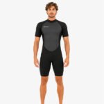 Wetsuit de hombre corto HydroFlow con Sharkskin 3/2mm - E'MHIDAS